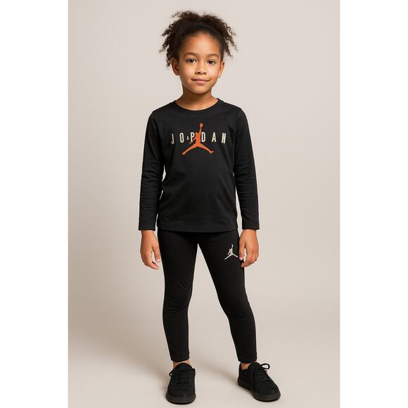 Jordan Jumpman Black Performance Leggings Girls Small 8–10 YRS - Picture 1 of 8